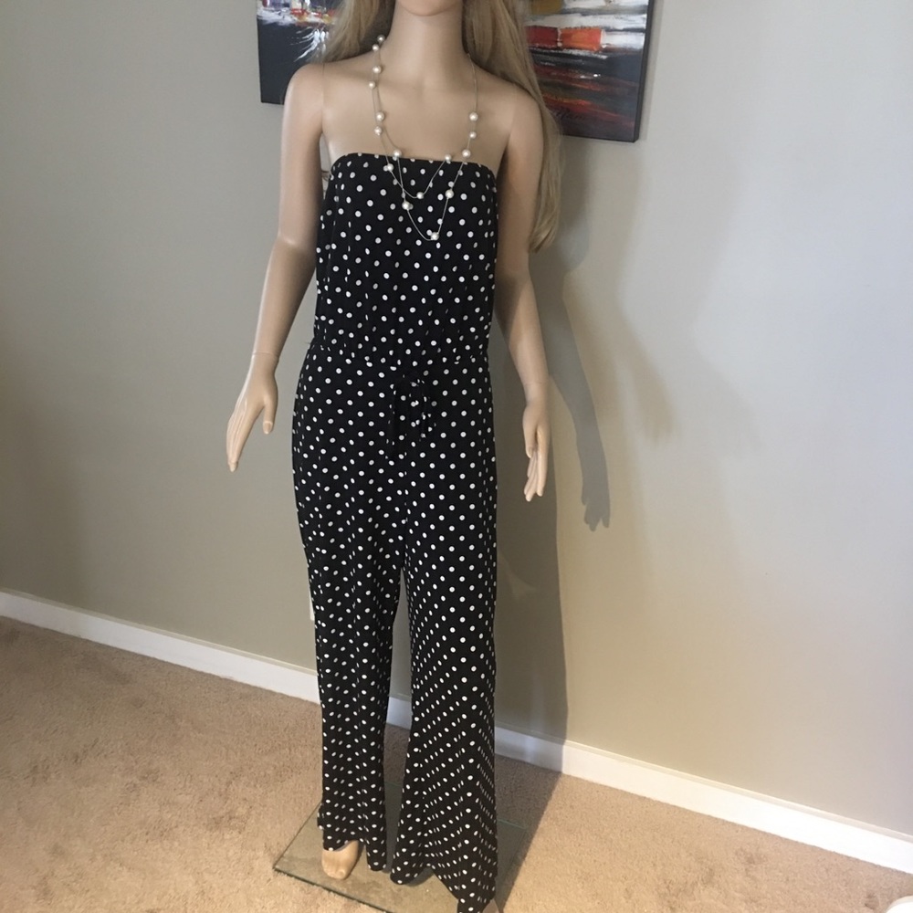 Jumpsuit polka dot